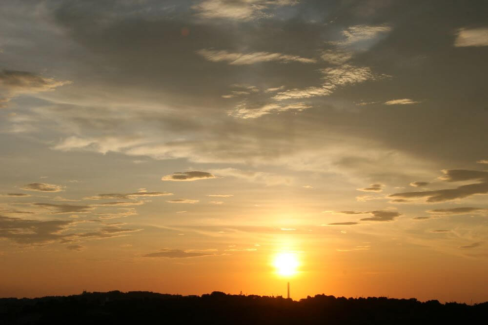 港南台の夕焼け